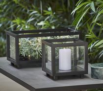 Glas-Laterne / Aluminium