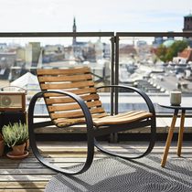 Moderner Sessel / Teakholz / Aluminium /...