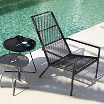 Moderner Sessel / Synthetikfaser / Aluminium...