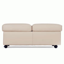 Moderne Polsterbank / Leder / mit Rollen...