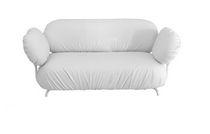 Modernes Sofa / Garten / Aluminium / Stoff