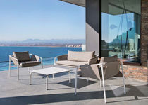 Moderner Sessel / Batyline® / Aluminium...