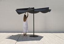 Polyester-Sonnenschirm / Aluminium / Edelstahl
