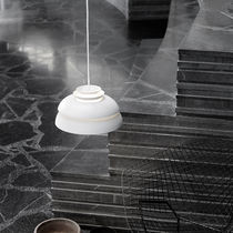 Hängelampe / modern / Stahl / Glas