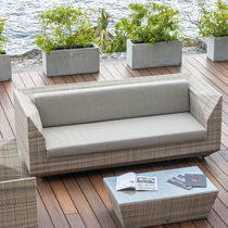 Modernes Sofa / für den Außenbereich / grau...