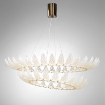 Klassischer Lüster / Glas / Metall / LED