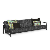 Modernes Sofa / Garten / Stoff / Aluminium