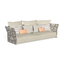 Modernes Sofa / Garten / Stoff / Kordel