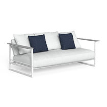 Modernes Sofa / Garten / Stoff / Aluminium