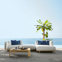 Modulsofa / modern / Garten / Stoff