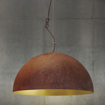 Hängelampe / modern / Stahl / Gold