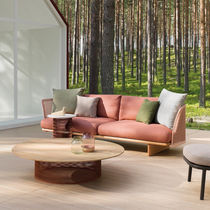 Modernes Sofa / für den Außenbereich / beige...