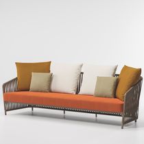 Modernes Sofa / für den Außenbereich / grau...