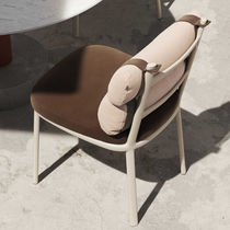 Moderner Stuhl / Stoff / Aluminium / Gestell...