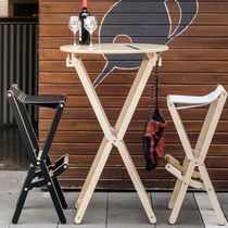 Moderner Stehtisch / Holz / Glasfaser /...