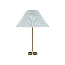 Tischlampe / Messing / modern / weiß