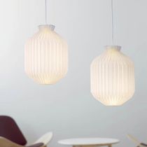 Hängelampe / Japanpapier / modern / weiß