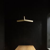 Hängelampe / Aluminium / Messing / modern