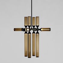 Moderner Lüster / Glas / Aluminium / LED