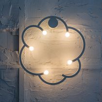 Moderne Wandleuchte / Aluminium / mit Glühlampe...