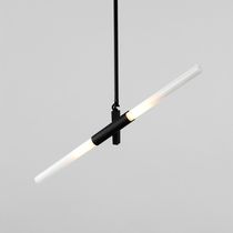 Hängelampe / modern / Aluminium / Glas