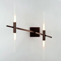 Moderne Wandleuchte / Aluminium / Glas /...