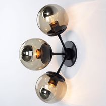 Moderne Wandleuchte / Glas / Aluminium /...