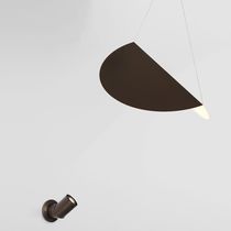 Moderne Wandleuchte / Aluminium / Holz /...