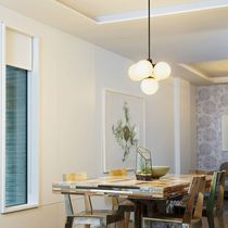 Hängelampe / Aluminium / Glas / modern
