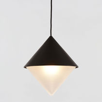 Hängelampe / modern / Stahl / Glas