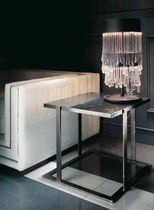 Moderner Beistelltisch / Marmor / quadratisch