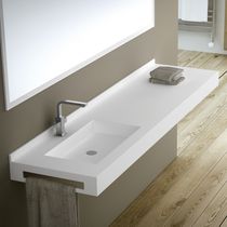 Wand-Waschbecken / Schiefer / rechteckig...