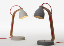 Bürolampe / Beton / Holz / modern