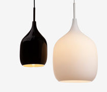Hängelampe / Glas / geblasenes Glas / modern