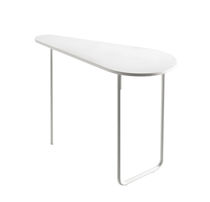 Moderner Beistelltisch / Corian® / weiß