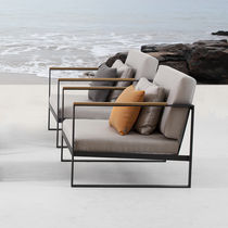 Moderner Sessel / Sunbrella® / aus Teakholz...