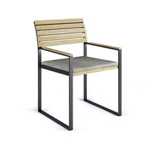 Garten-Esszimmerstuhl / modern / mit Armlehnen...