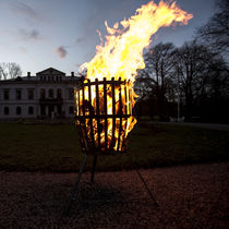 Garten-Feuerkorb / Holz