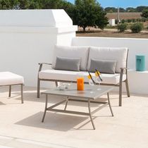 Moderner Couchtisch / Stahl / quadratisch...