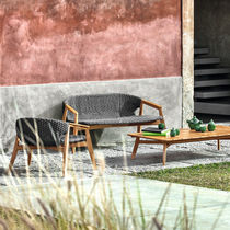 Modernes Sofa / Garten / aus Teakholz /...