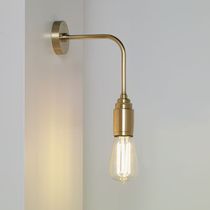 Klassische Wandleuchte / Messing / Halogen...