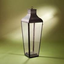 Bodenlampe / klassisch / Messing / Glas