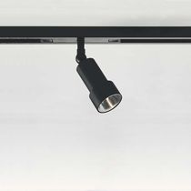 LED-Schienenleuchte / rund / Metall / Objektmöbel