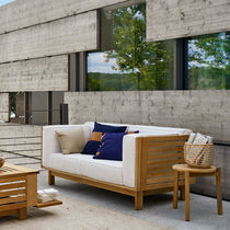 Modernes Sofa / Garten / aus Teakholz /...