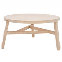 Stil-Couchtisch / aus Eiche / Massivholz...