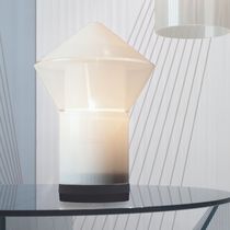 Tischlampe / modern / geblasenes Glas /...