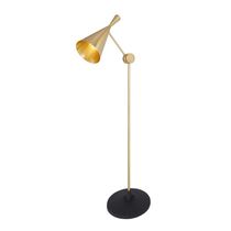 Stehleuchte / modern / Messing / Eisen