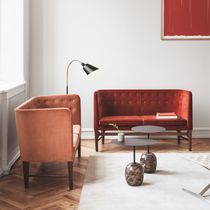 Modernes Sofa / Stoff / aus Eiche / von...