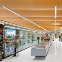 Hängeleuchte / LED / linear / Stahlblech
