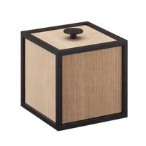 MDF-Aufbewahrungsbox / Holzfurnier / lackierter...